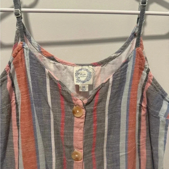 Blue Rain Franchesca’s Brand Striped Strappy Dress - Picture 5 of 6